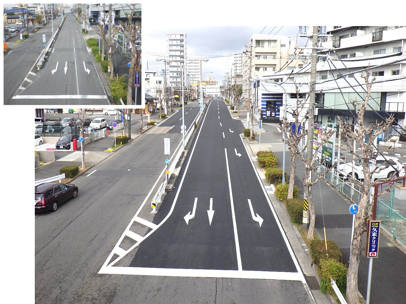 名古屋市瑞穂区の排水性舗装